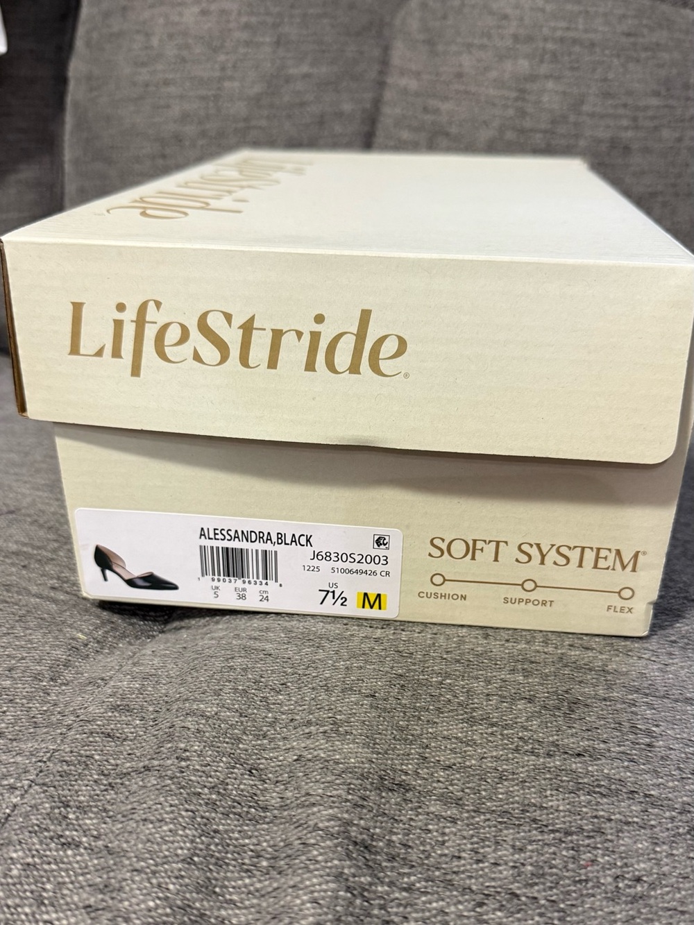 BNIB LifeStride Alessandra Black Pumps, Size 7.5M - Picture 8 of 12